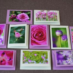 Handgefertigte Fotokunstkarten