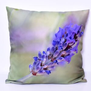 Lavendelblüten Kissen bedruckt