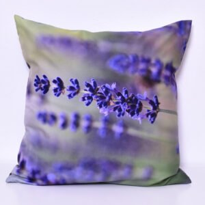 Kissen bedruckt mit Lavendelblüten