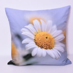 Kissen mit Margerite bedruckt