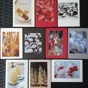 Fotokarten -Weihnachtskartenset 2023